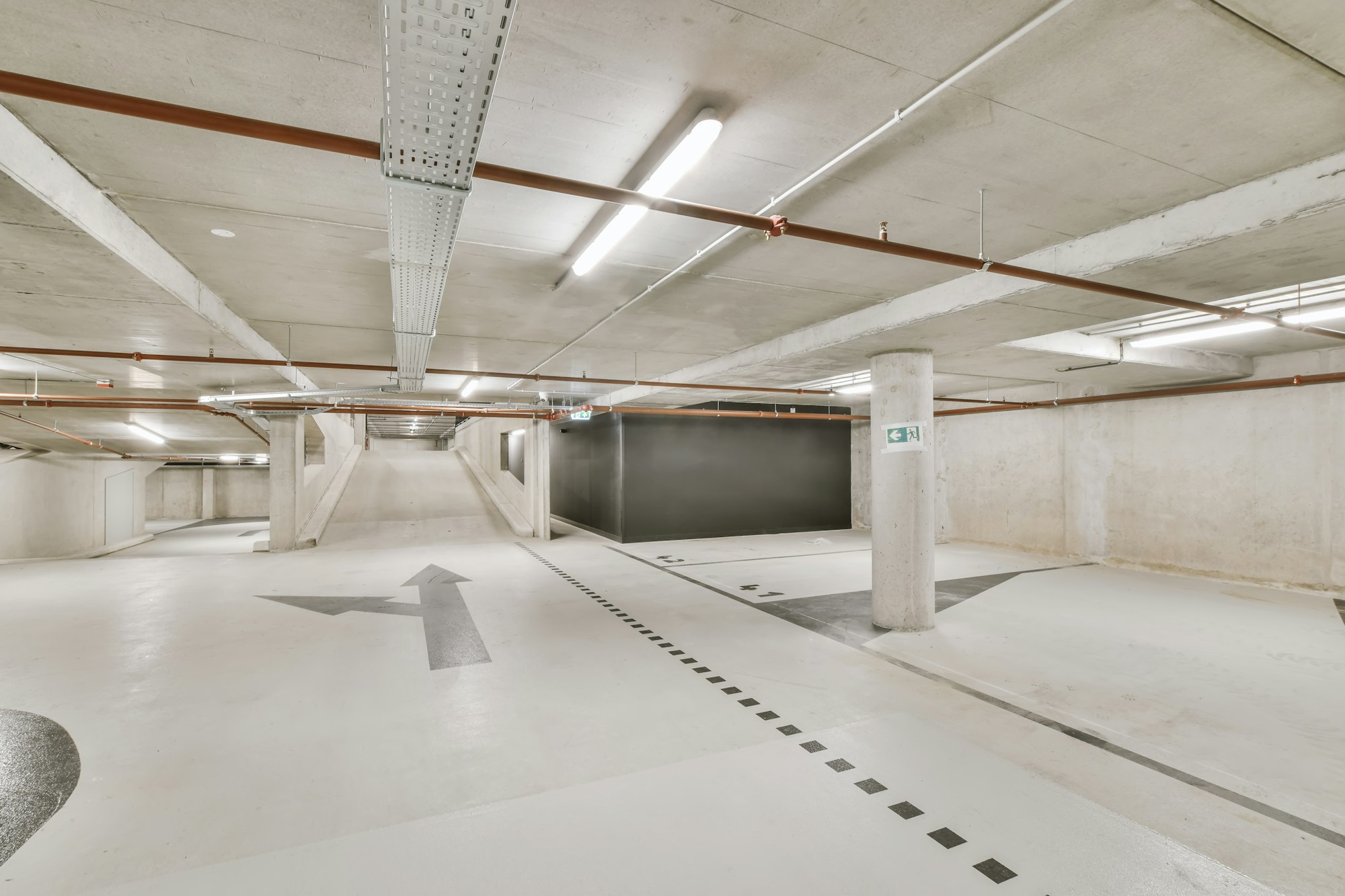 Underground parking garage